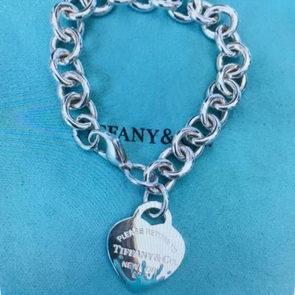 Tiffany & Co. Silver Heart Tag Bracelet